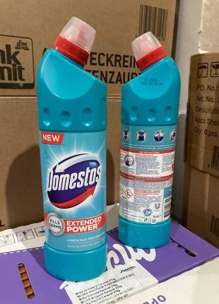 Средство для унитаза доместос domestos голубой 750 мл.