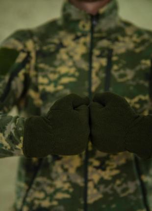 Рукавиці палі олива фліс, краща якість, оригінал ua 2
