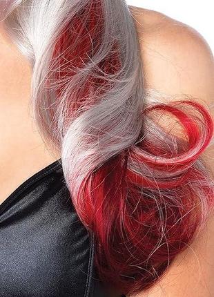 Парик leg avenue allure multi color wig grey/red2 фото