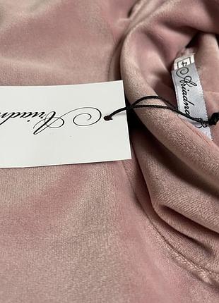 Боді велюровий гольф теплий пудровий2 фото