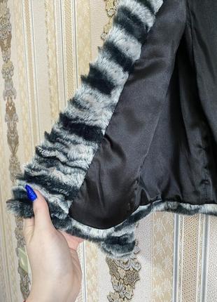 Стильний полушубок, легка куртка накидка6 фото