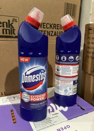 Средство для унитаза domestos темно-синий 750 мл.