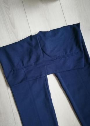 Темно синие брюки со стрейчем9 фото
