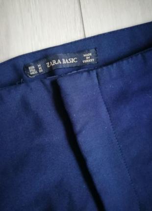 Темно синие брюки со стрейчем3 фото