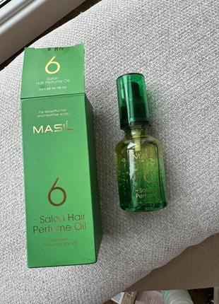 Масло для восстановления и защиты волос masil 6 salon hair perfume oil 60 ml2 фото