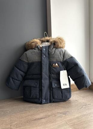 Куртка осенне-зимняя на мальчика р.68-743 фото