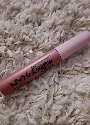 Рідка помада nyx lingerie xxl 04