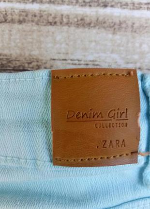 Джинсовые шорты zara 3