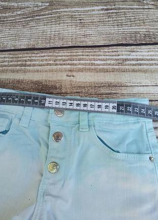 Джинсовые шорты zara 8