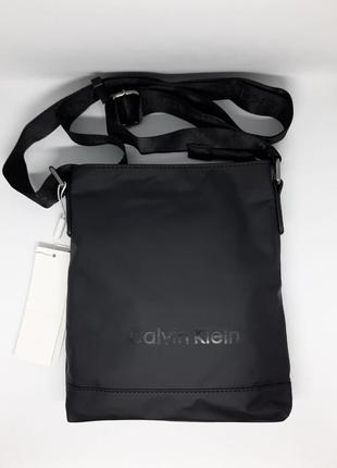 Мужская сумка calvin klein. мужская черная сумка. подарок мужчине. подарок на день рождения