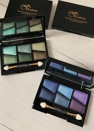 Тени 6 цветов)miss madonna