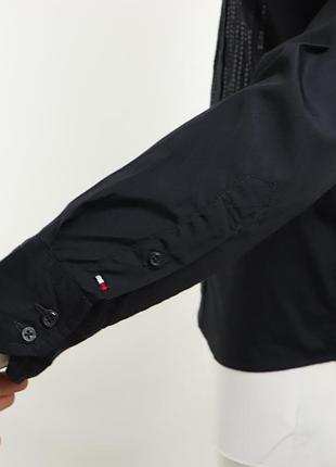 Мужская новая черная рубашка рубашка tommy hilfiger оригинал [ m ]
