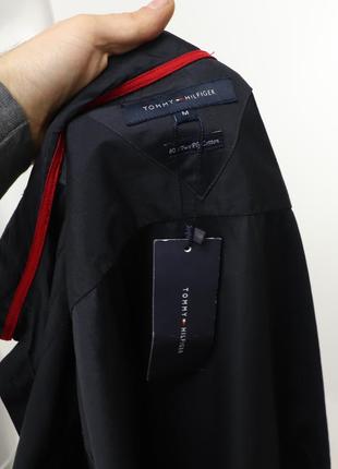 Мужская новая черная рубашка рубашка tommy hilfiger оригинал [ m ]