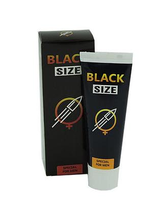 Крем-гель для чоловіків розмір та об'єм black size підвищення чутливості витривалості та ерекції блек сайз бад 2