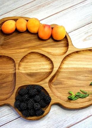 Менажница деревянная для подачи блюд 50х40 см