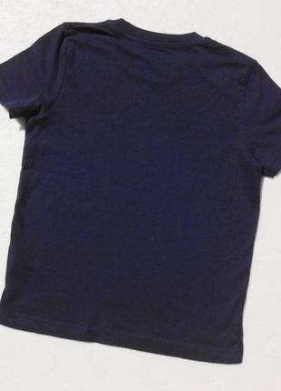 Lupilu. синяя базовая футболка 110-116 размер.8 фото