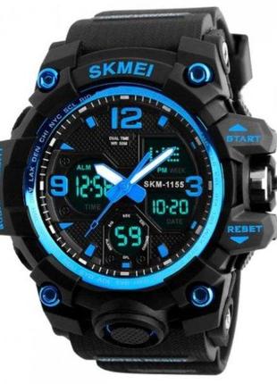Skmei мужские водостойкие спортивные тактические часы skmei hamlet blue 1155b8 фото