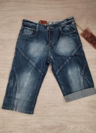 Мужские джинсовые бриджи2 фото