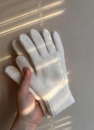 Ангорові нові рукавички пальчики