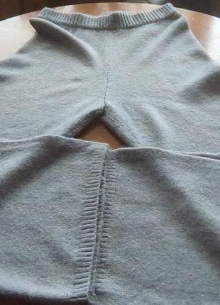 Стильные вязаные брюки палаццо от h&amp;m на высокий росту.4 фото