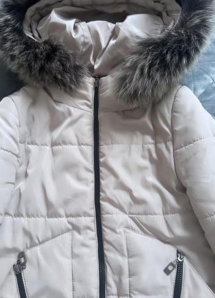 Зимнее пальто для девочки4 фото
