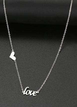 Медсталь подвеска сердце love любовь медицинская нержавеющая сталь купить подвеску...