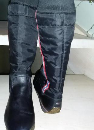 Tommy hilfiger-сапоги размер 38 (24,5 см)