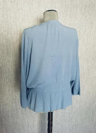 Шикарна блуза у великому розмірі 100%віскоза2 фото