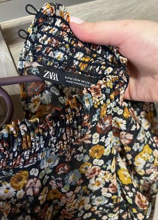 Блуза блузка кофта шифонова zara2 фото