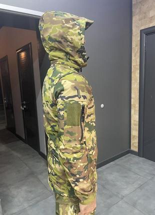 Куртка тактична squad, softshell, мультикам, розмір 3xl, тепла куртка флісова для військових софтшелл2 фото