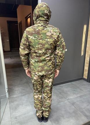 Куртка тактична special, softshell, мультикам, розмір m, демісезонна куртка флісова для військових софтшелл3 фото