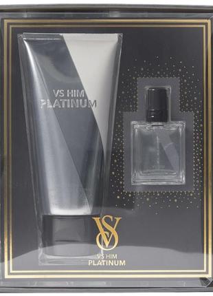 Подарочный набор victoria's secret vs him platinum mini fragrance duo
