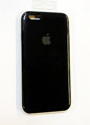 Оригинальный чехол sicone case на iphone 6/6s чёрного цвета1 фото