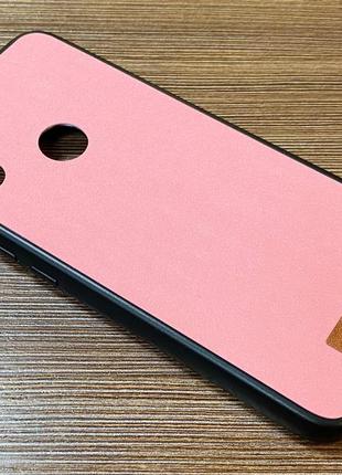 Чехол-накладка на телефон xiaomi redmi 7 розового цвета с блестками2 фото