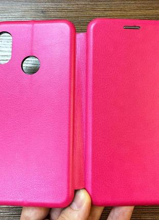 Чохол-книжка на телефон xiaomi redmi 6 pro рожевого кольору3 фото