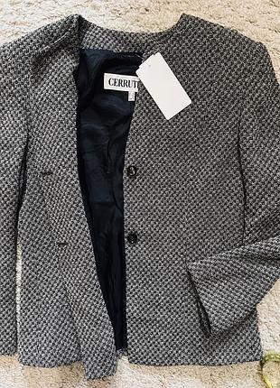Пиджак новый gerruti 1881 оригинал бренд жакет шерсть escada loro piana peserico размер s,м