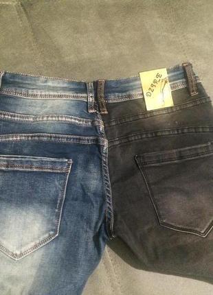 Оригинальные двухцветные джинсы - таких больше не будет ни у кого!4 фото
