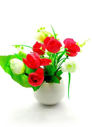 Цветы в горшке (16х7х7 см)