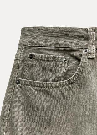 Укороченные джинсы zw collection straight-leg mid-rise8 фото