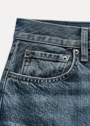 Укороченные прямые джинсы zw collection с средней посадкой10 фото