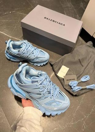 Кроссовки balenciaga track blue