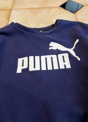 Чоловічий світшот на флісі puma3 фото