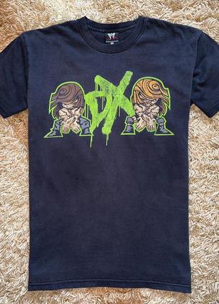 Футболка винтажная wwe vintage dx 2005 t shirt, оригинал