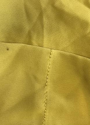Красивая желто -горчичная блуза зара7 фото