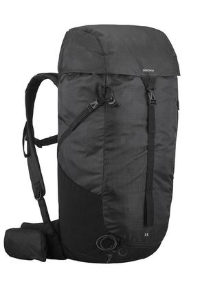 Туристичний рюкзак quechua mh100 35л 62 x 23 x 22 см чорний відділення для гідратора