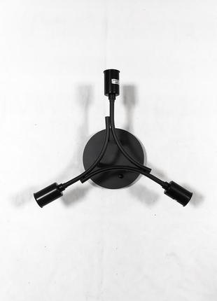 Люстра светильник на 3 лампы в стиле лофт2 фото