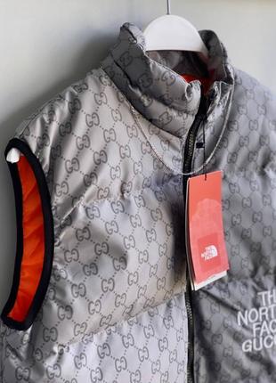 Жилет the north face gucci2 фото