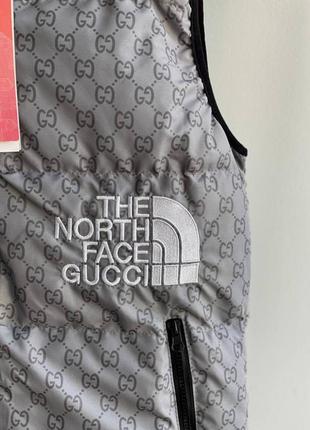 Жилет the north face gucci3 фото