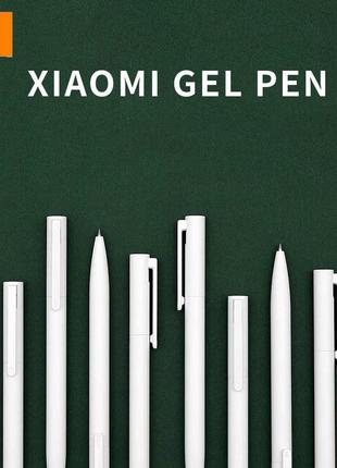Гелева ручка xiaomi mi gel ink pen mjzxb01wc bzl4027ty чорнило чорного кольору5 фото