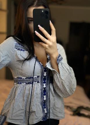Блуза ,вишивка4 фото